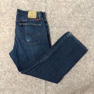 Lucky Brand 429 Classic Straight Jeans Mens 34x30 Dark Wash Denim Blue